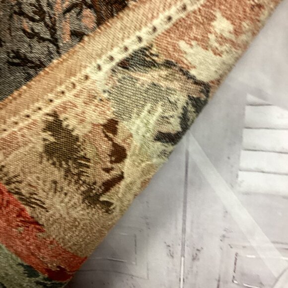 Vintage French Deer Eagle Mountains Tapestry - Picture 10 of 11